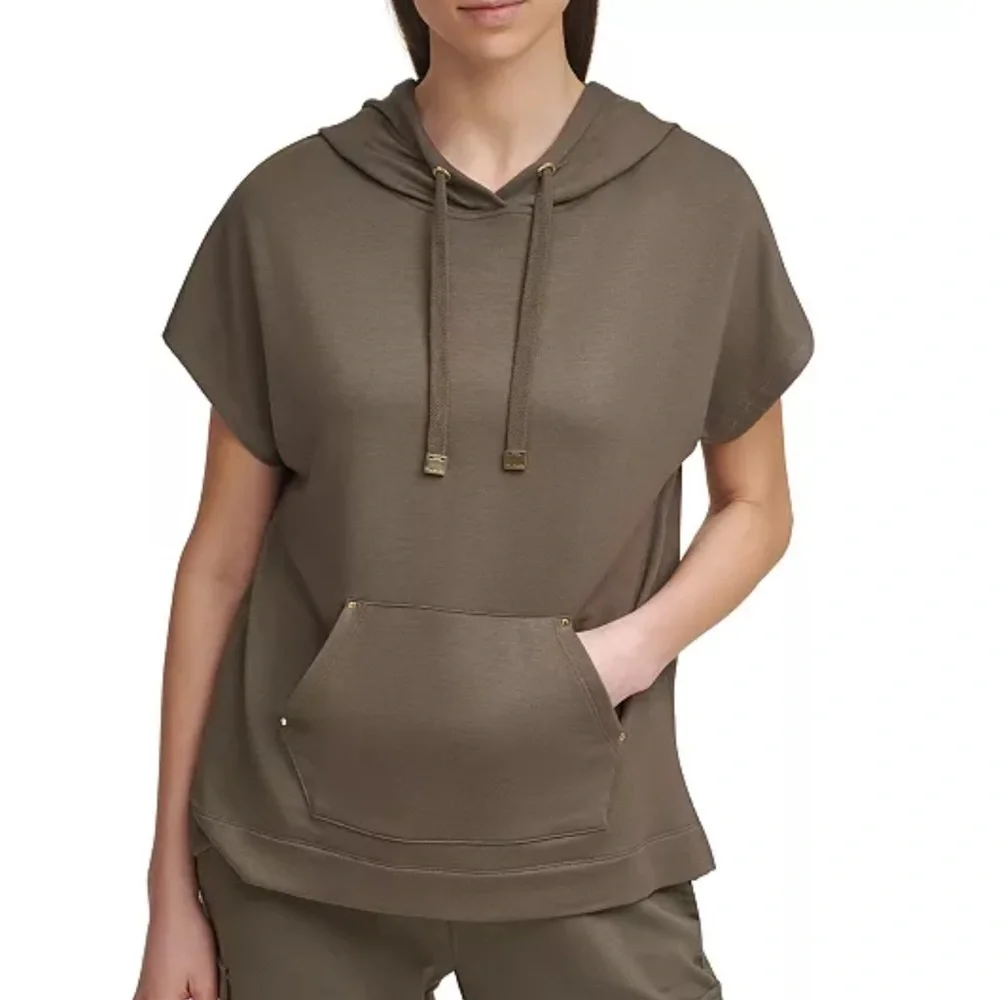 New Women’s Banana Republic Moc neck  Drawstring & Dolman Sleeve Pullover XL - Picture 4 of 6